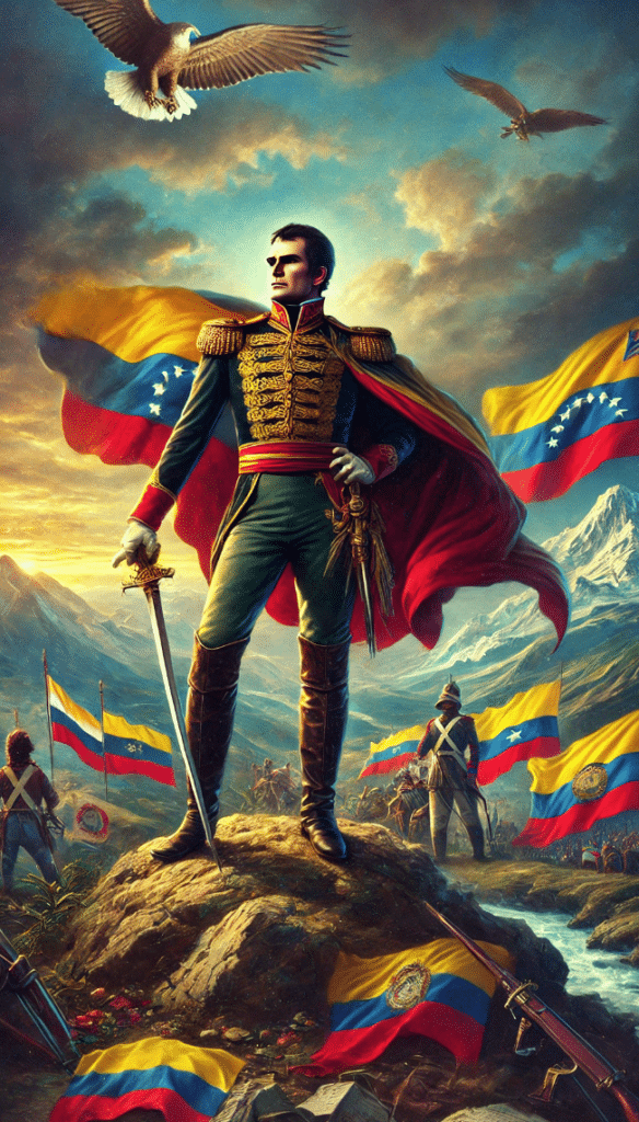 Bolívar no solo es un héroe militar, sino también un símbolo de la lucha por la libertad y la justicia en todo el continente.