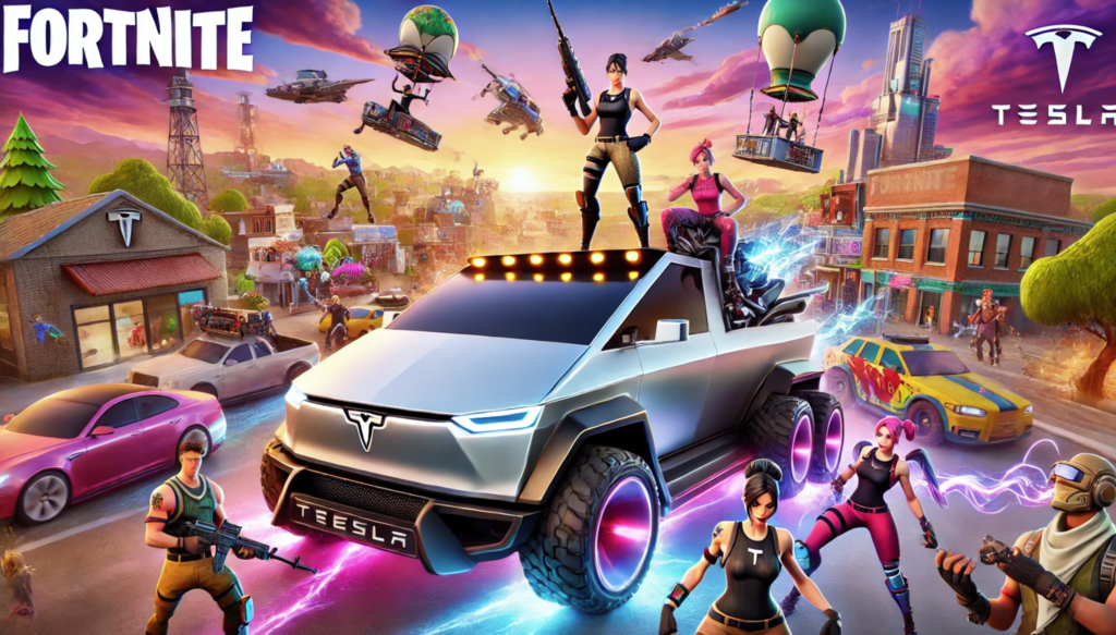 jugadores de Fortnite podrán obtener muy pronto la Cybertruck de Tesla. Este vehículo, presentado en 2019, capturó de inmediato la atención.