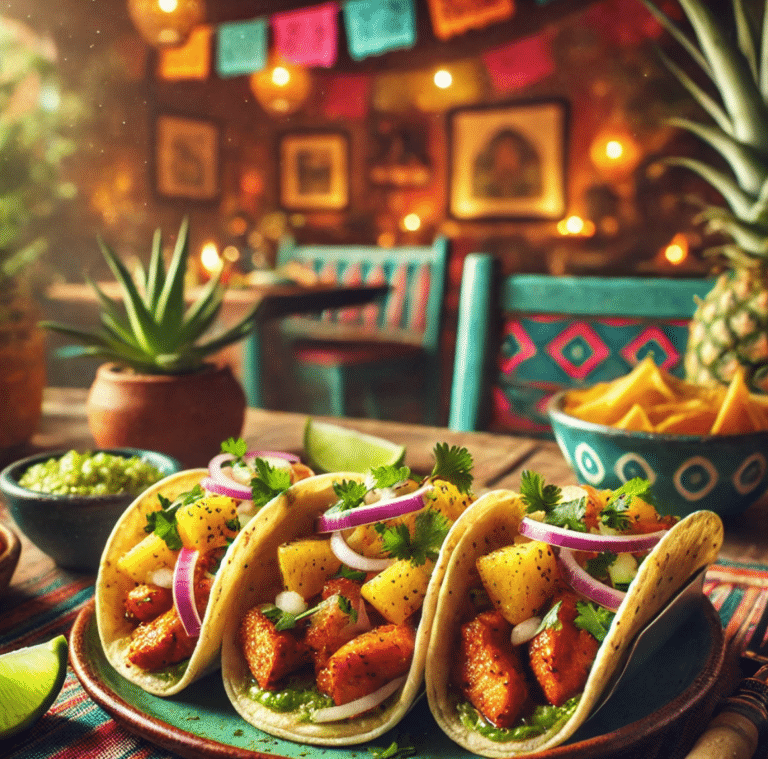 Tacos de Pollo al Pastor: Sabor y Comodidad en un Bocado