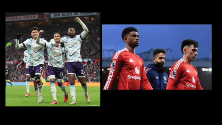 Descalabro histórico para el Manchester United: derrota 3-0 en casa y episodio insólito en conferencia del entrenador